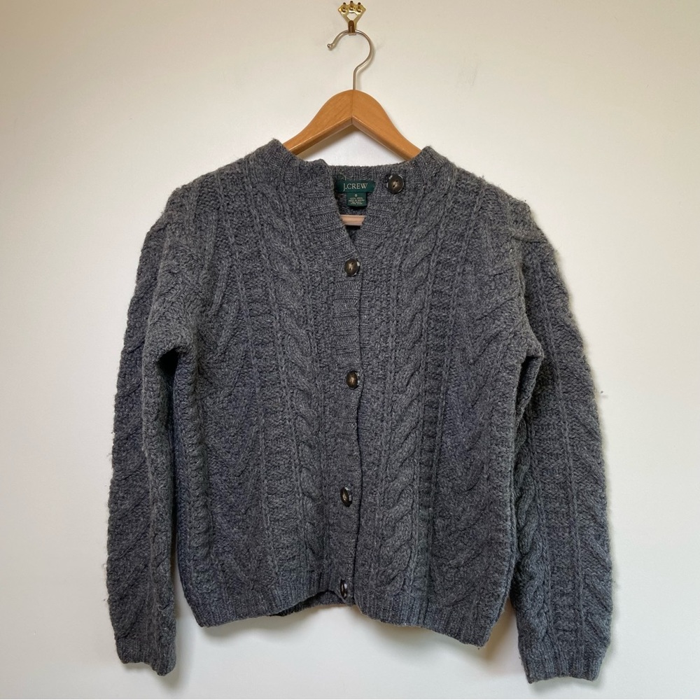 Vintage J Crew Wool Cardigan